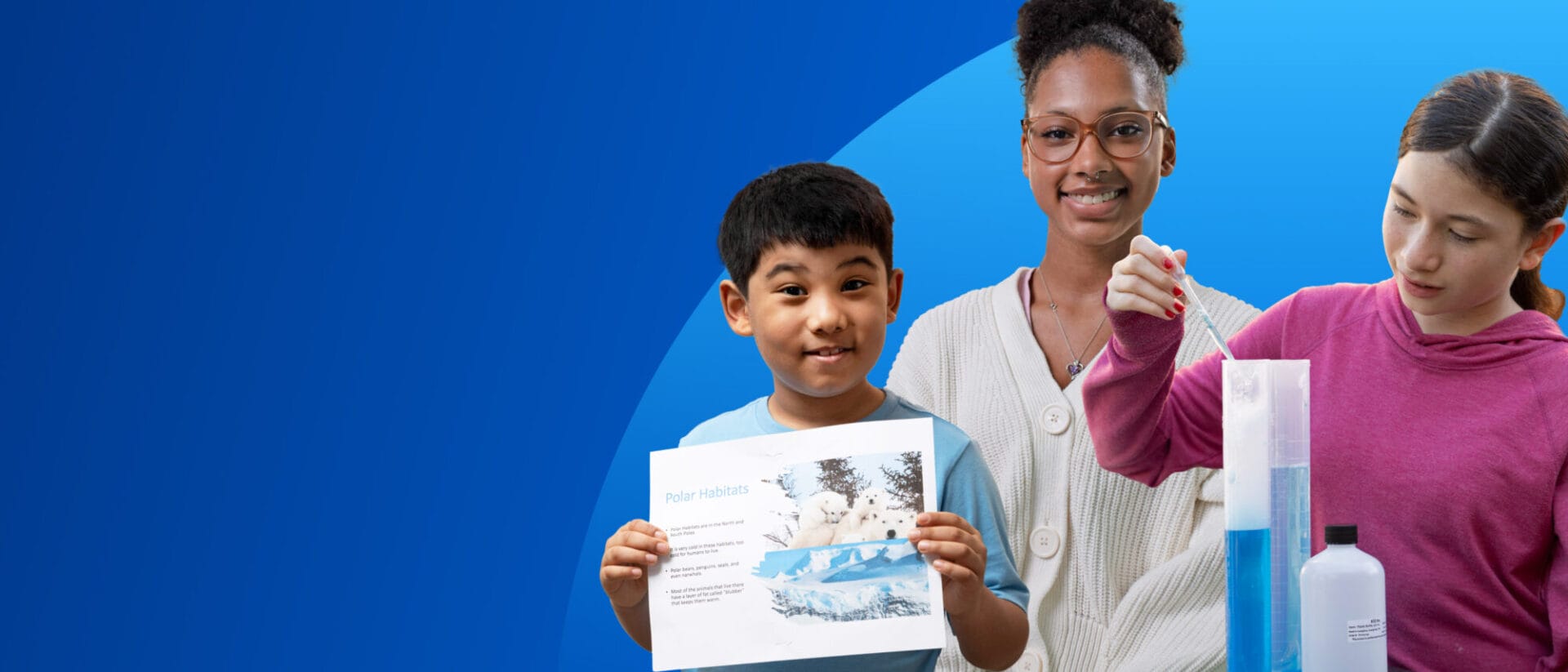 Students smiling